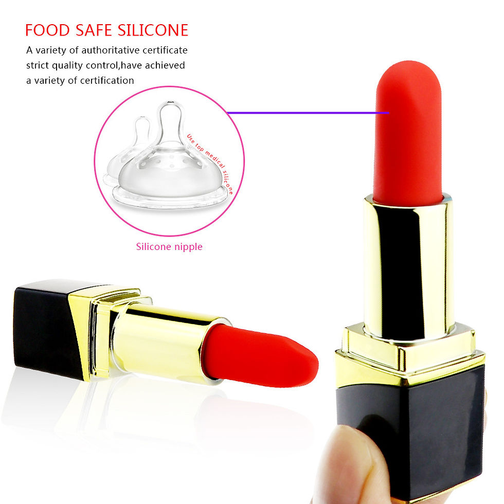 Thumbnail: Lipstick Vibrator Nipple Massage 10 Speed G-Spot Stimulator Sex Toy For Women