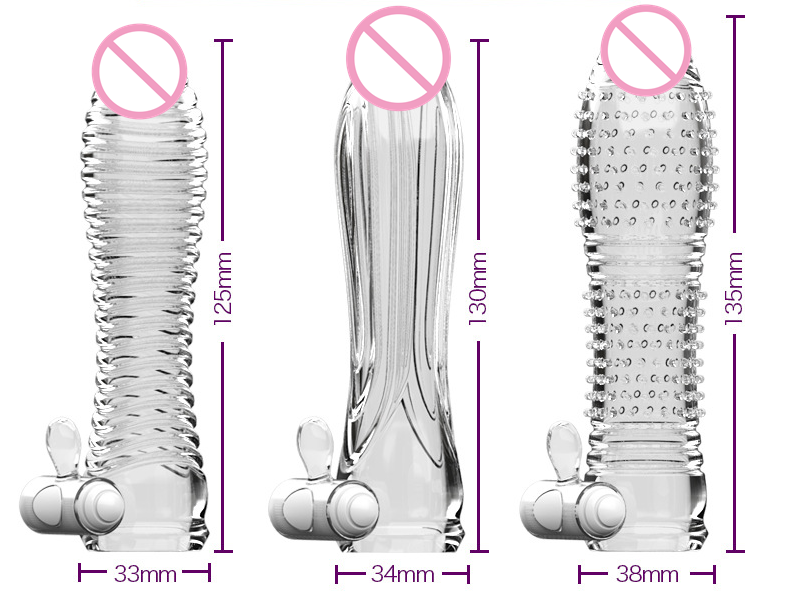 Thumbnail: Sexy Toy Silicone Reusable Spike Condoms
