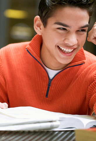 Montessori middle school student