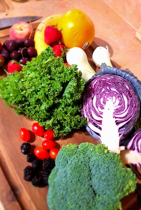 Foods should reflect all the colors of the rainbow