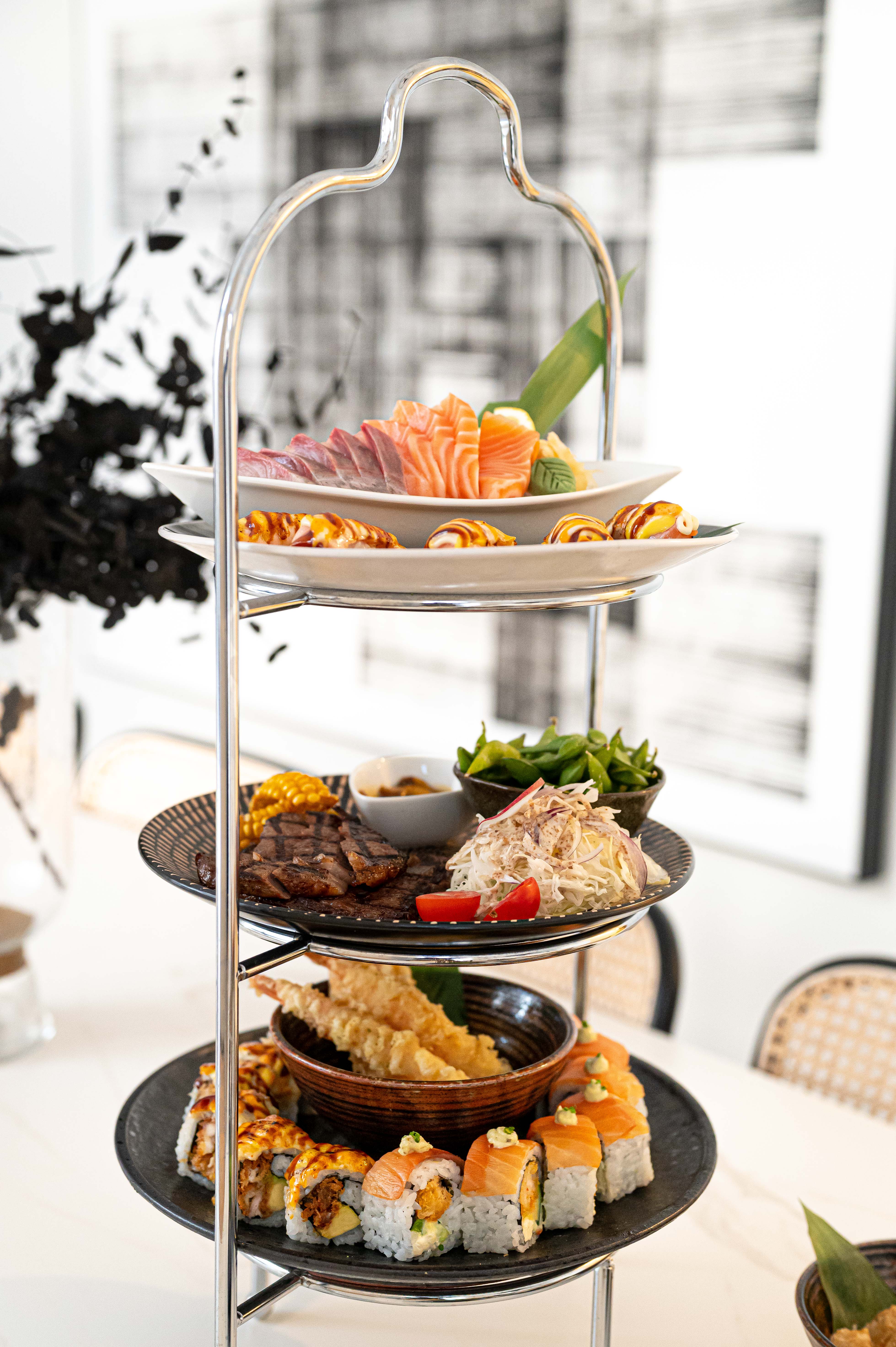 Arranged Food and Objects