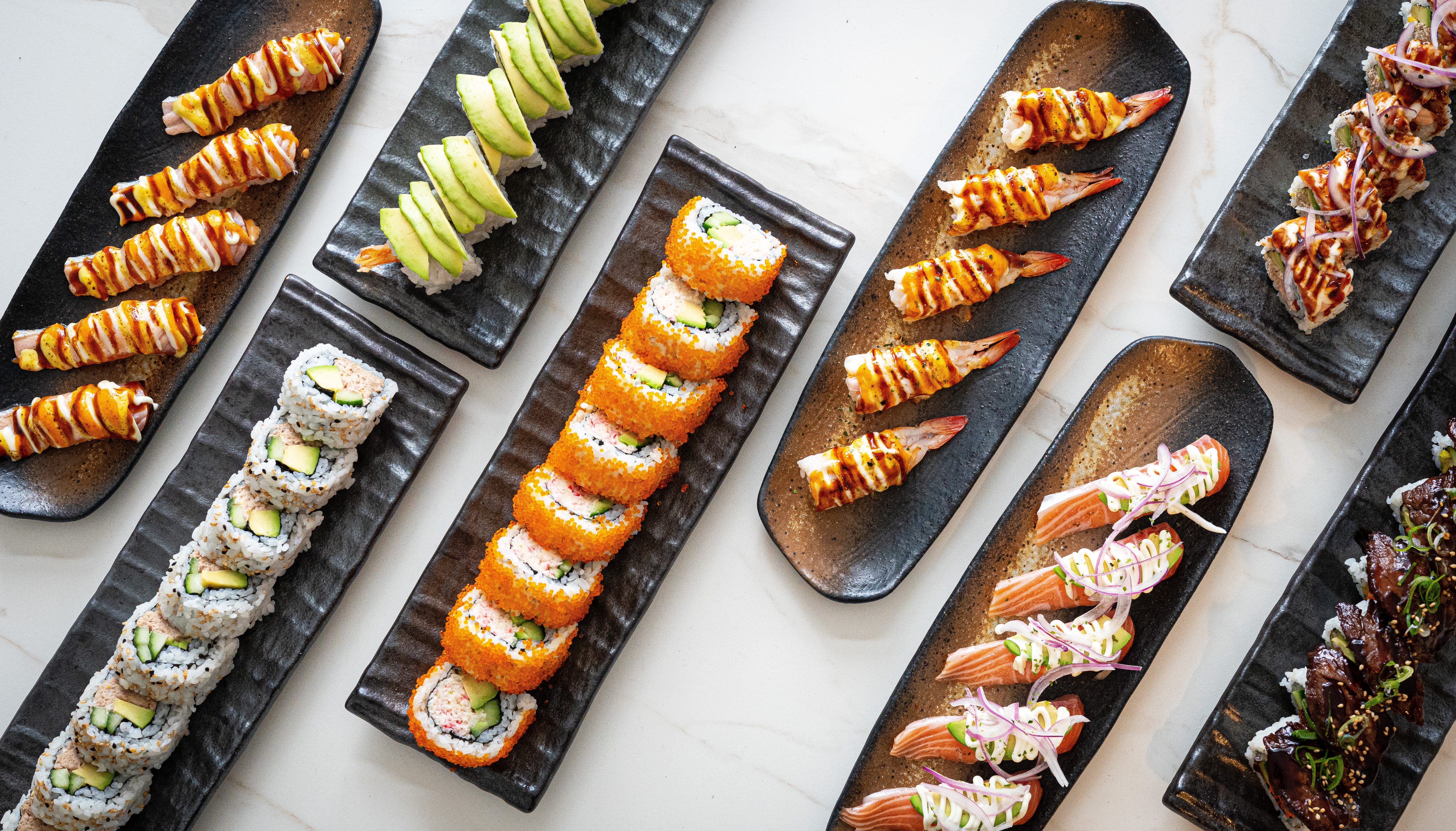 Arranged Food and Objects