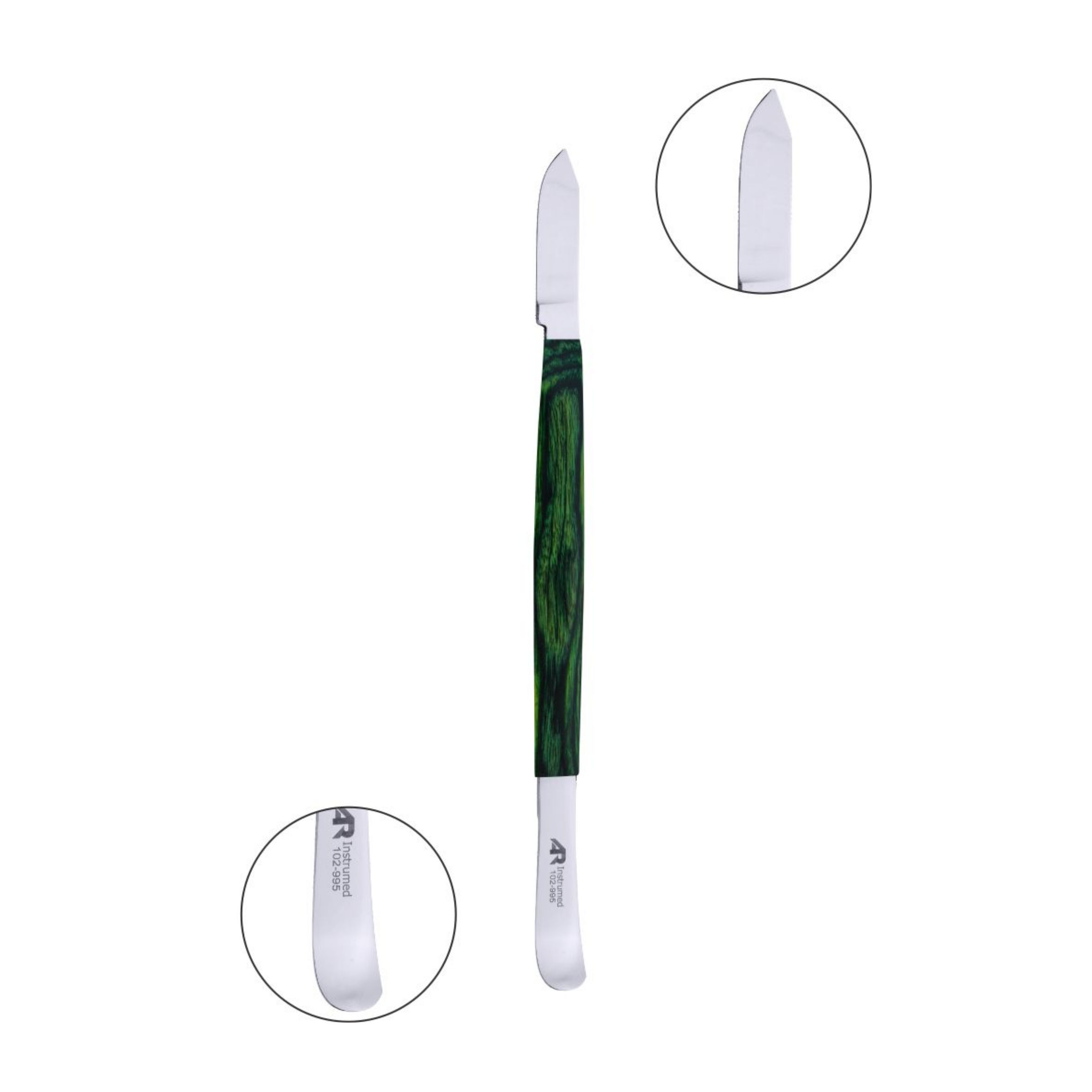 Messer Fahnenstock Wood Texture 17cm