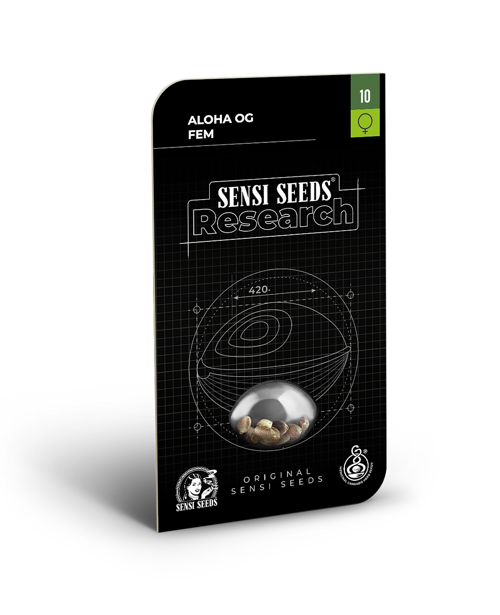 Thumbnail: Aloha OG | feminisiert | Sensi Seeds Verpackung