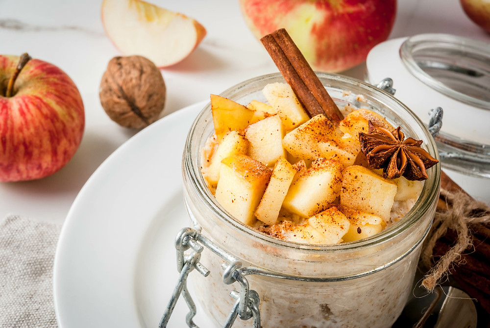 Apple Cinnamon Overnight Oats