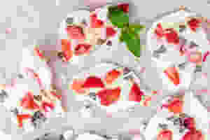 Strawberry Yogurt Bark
