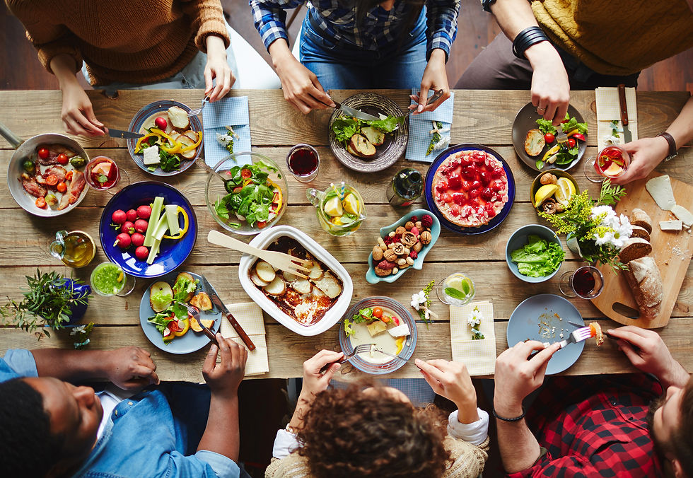 Eating together helps deepen relationships