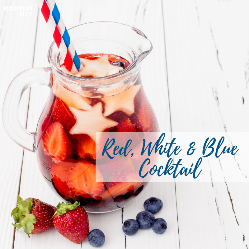 Red, White, And Blue Cocktail