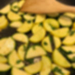 fresh zucchini and yellow squash