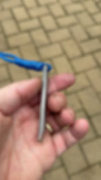 Thumbnail: Blue Prybar in Bacon Stainless Dama