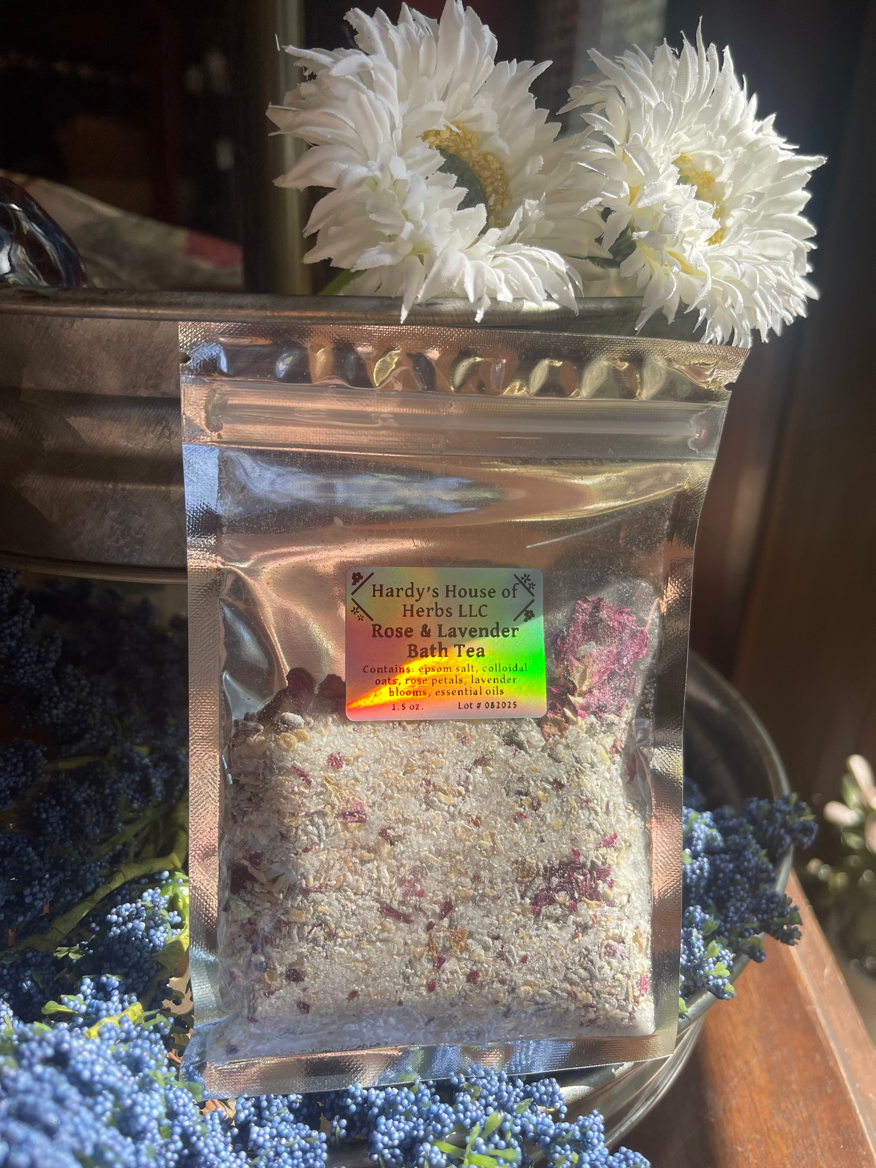 Rose and Lavendar Bath Tea