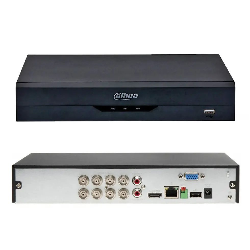 Miniatura: XVR Dahua 4K 8CH HDCVI +4IP 1HDD IVS 1U WIZSENSE