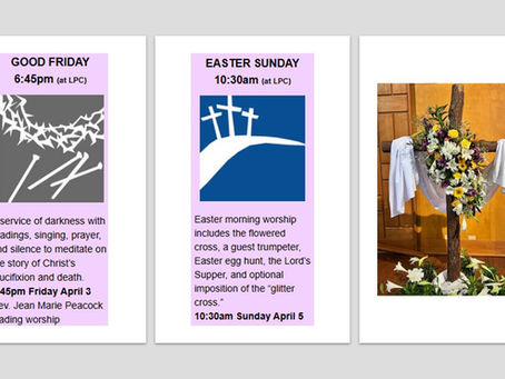Good Friday/Easter worship