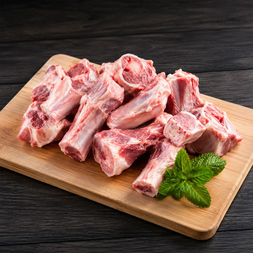 Premium Mutton Soup Bones (Lamb)