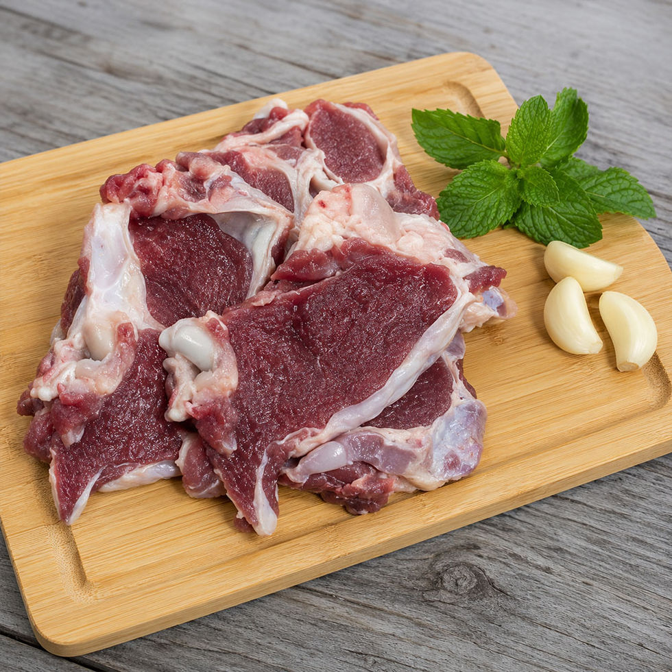 Mutton Slices - Fresh, Tender Goat Meat