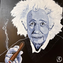 Melanie Roy | Einstein | Acrylic | CANADA