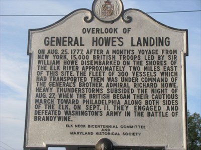 General Howe Historic Trip South