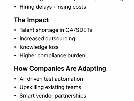 The H-1B Visa Challenge: Impact on Software Testing