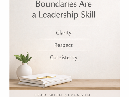 Boundaries Are a Leadership Skill