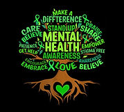 Tree symbol illustrating growth, resilience, and mental health awareness through holistic coaching