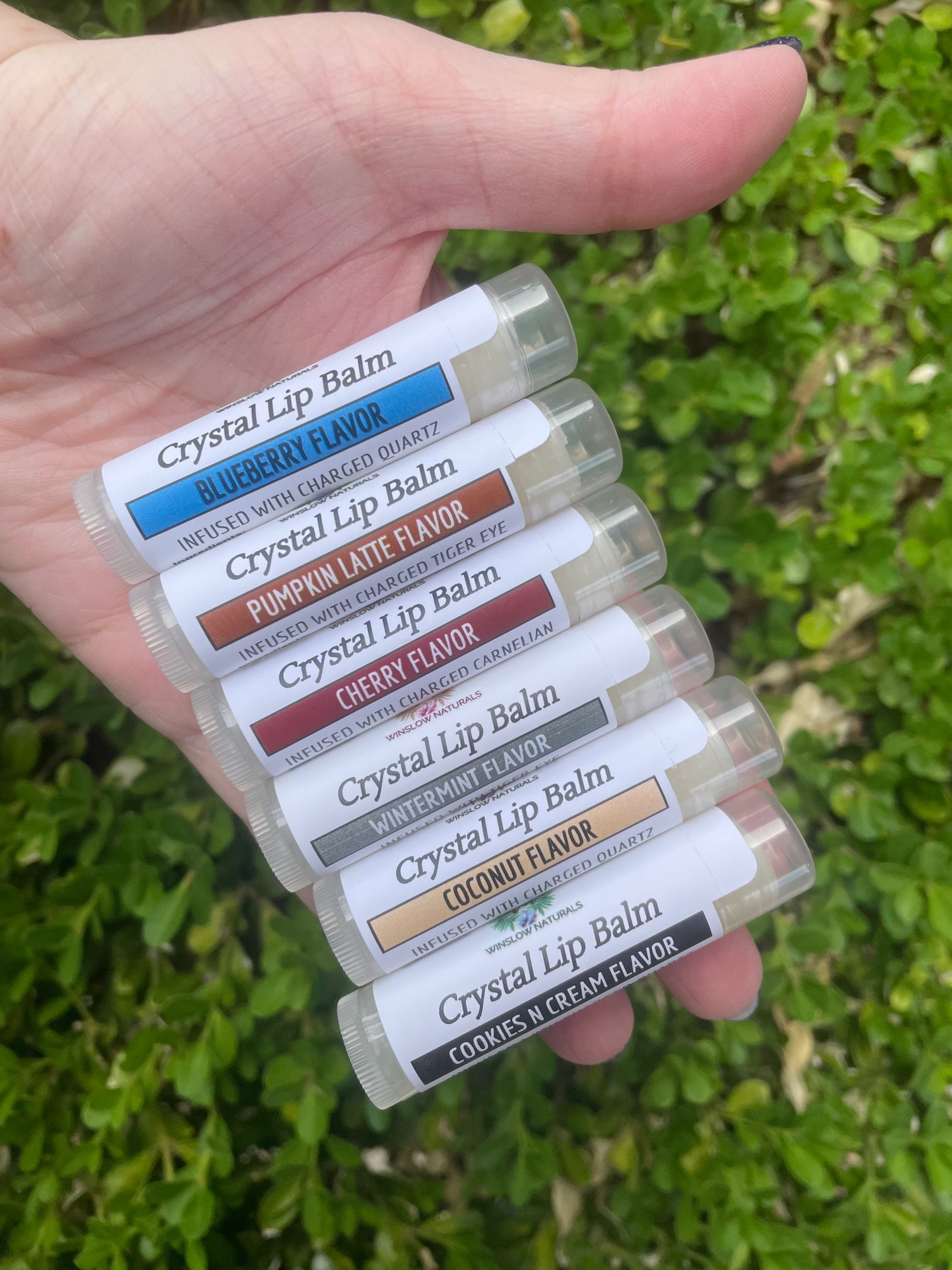 Crystal Infused Lip Balm, Intention Balms