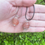 Miniatura: Carnelian, Amethyst, Red Jasper, Aventurine Small Crystal Cage Necklace, 15-25mm