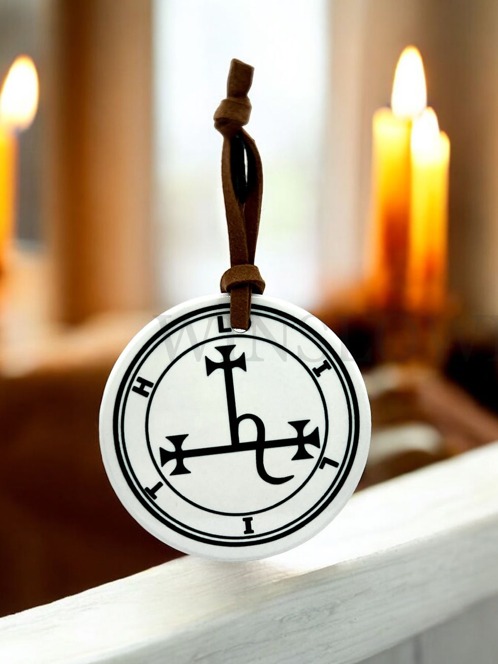 Miniatura: Lilith Deity Sigil Wall Art Hanging, Ceramic Ornament, Decor