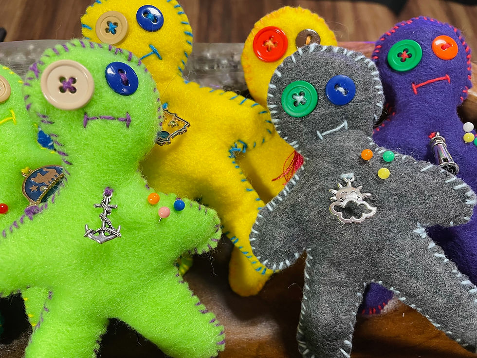 Handsewn Poppets, Kitchen Witch Dolls