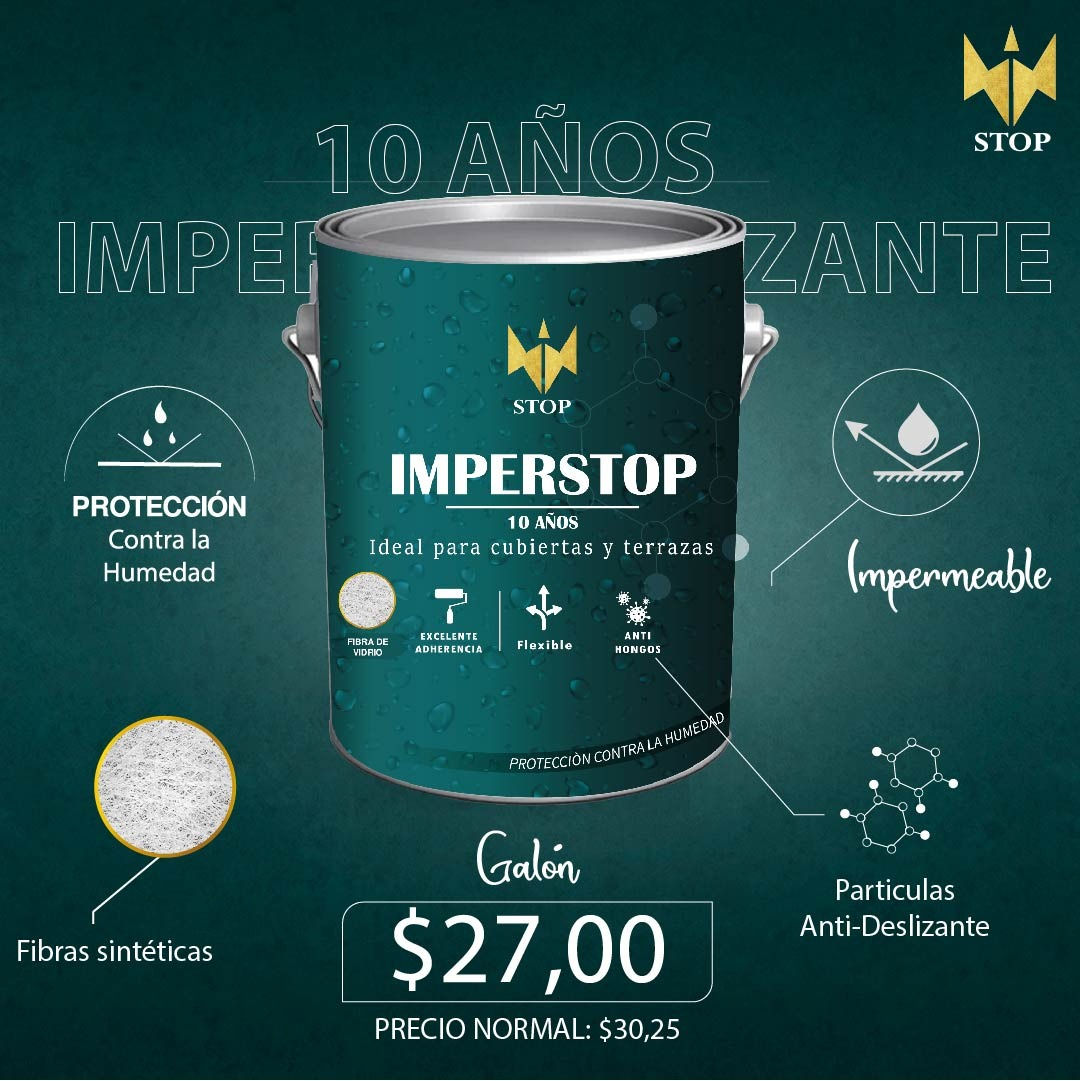 Galón IMPERSTOP 10 años(Pisos-Terraza)