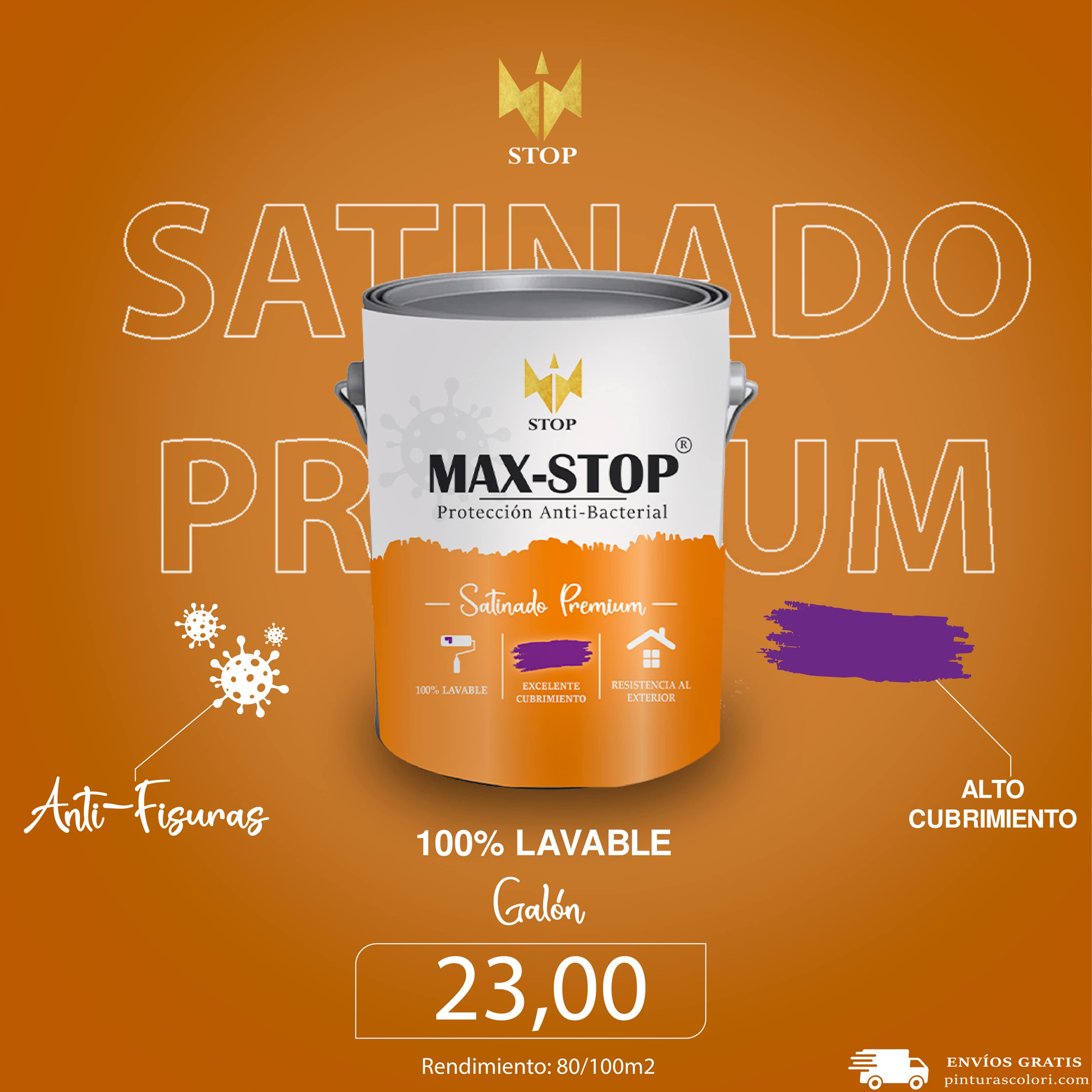 Pintura plástica lavable(Máxima Protección)
