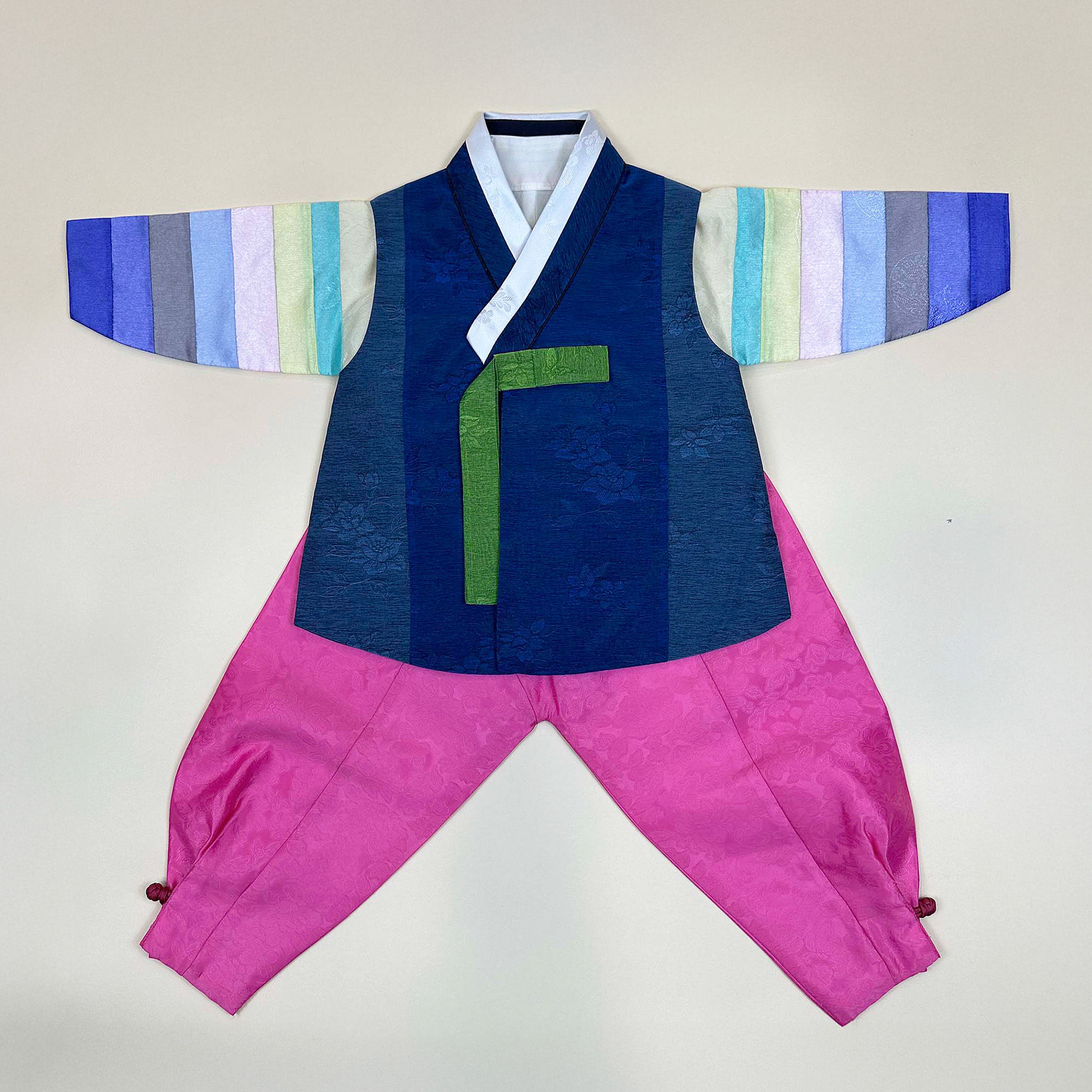Navy Saekdong Celebration Hanbok