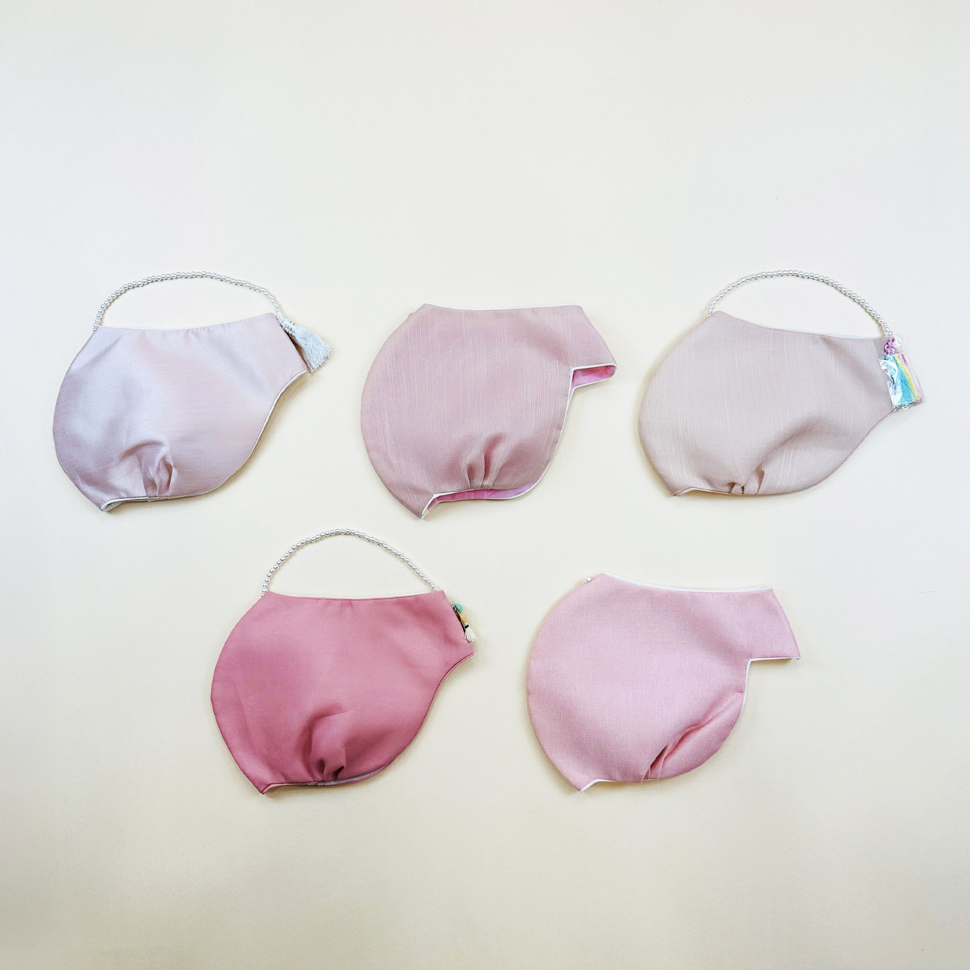 Cheek Blossom Headpiece Options – Rose Dust