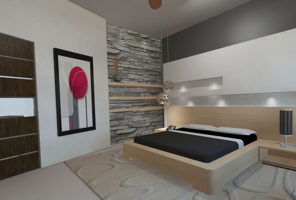 penthouse bedroom