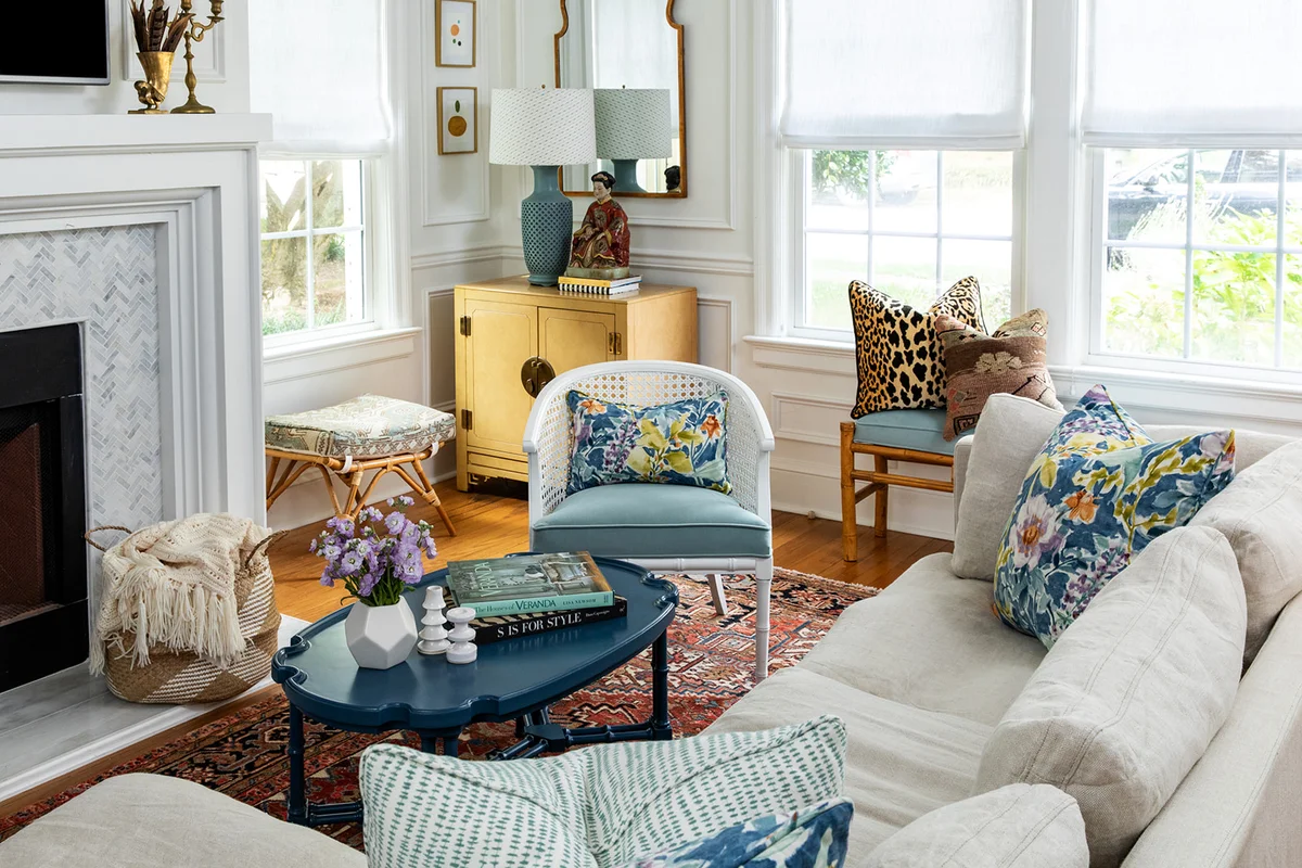 rail and stile pieces in a living room