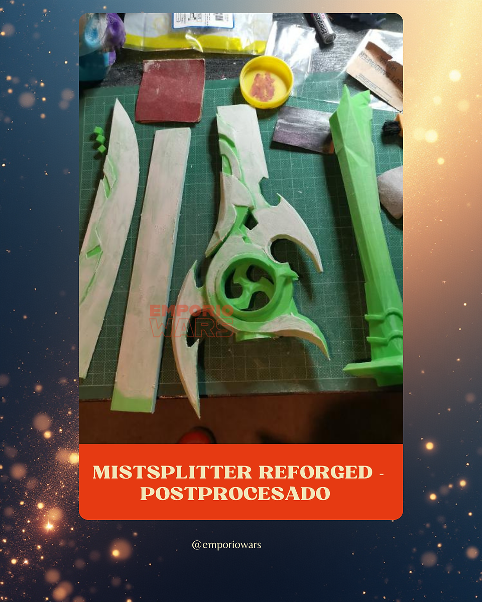 Espada Mistsplitter Reforged - Genshin Impact- terminada