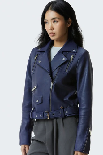 Midnight Mirage - Leather Jacket | La Felidae