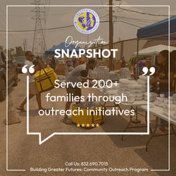 Snap shot- Community Outreach