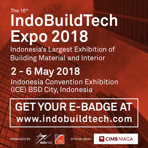 Indobuildtech Expo 2018 Dukung “Sustainable Urban Development”