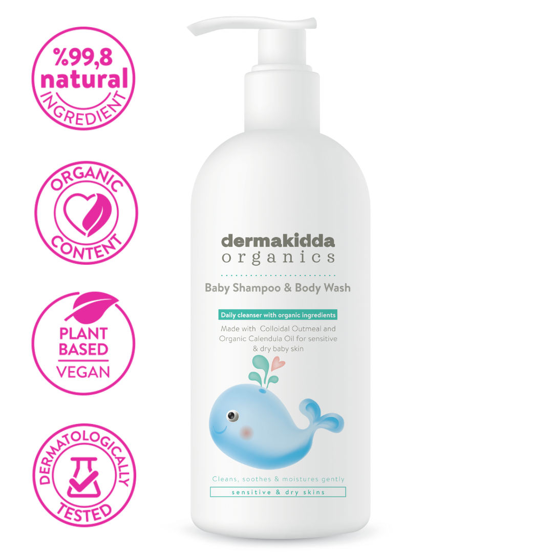 DERMAKIDDA BEBEK VE ÇOCUK SAÇ VE VÜCUT ŞAMPUANI 300 ml