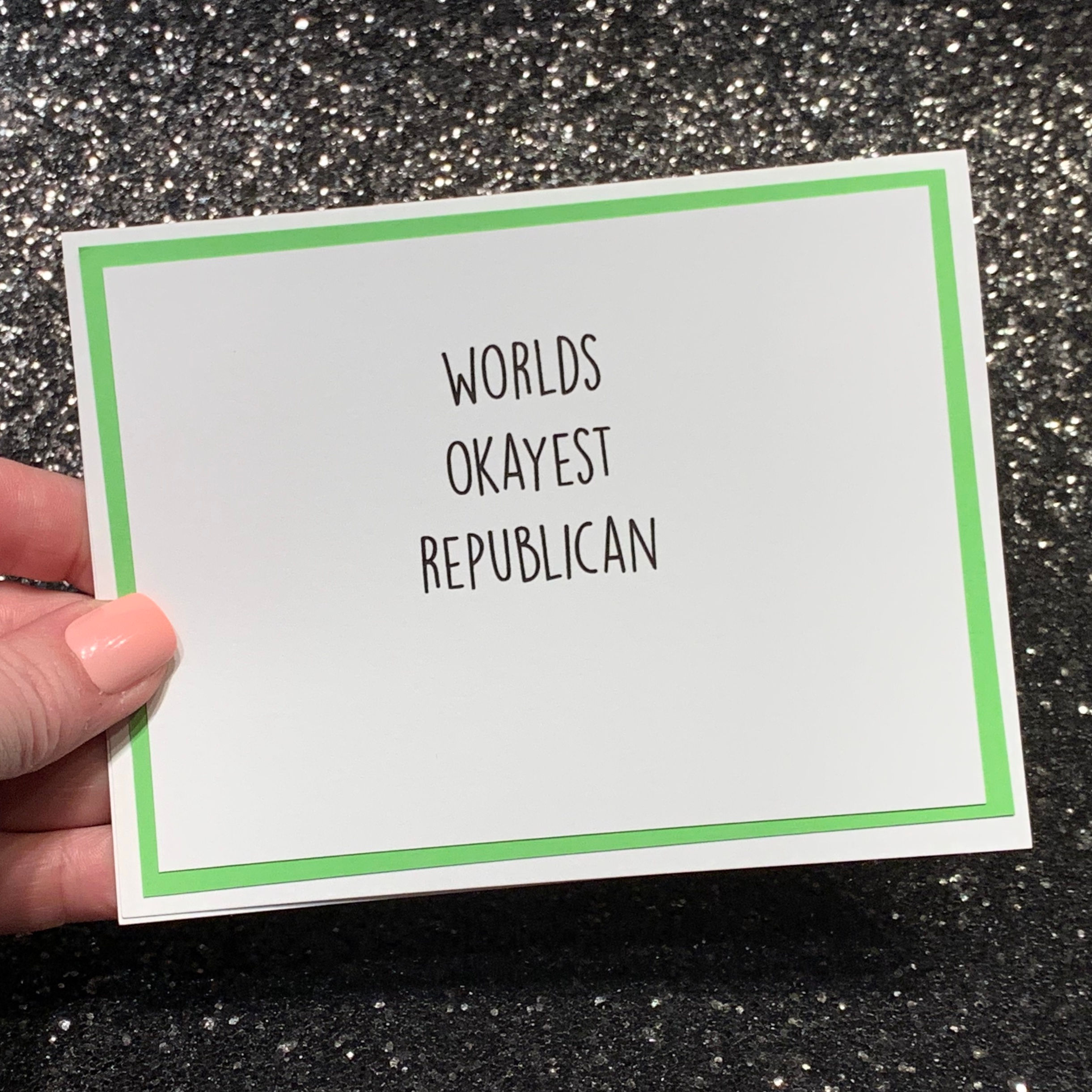 Republican Snarky Card