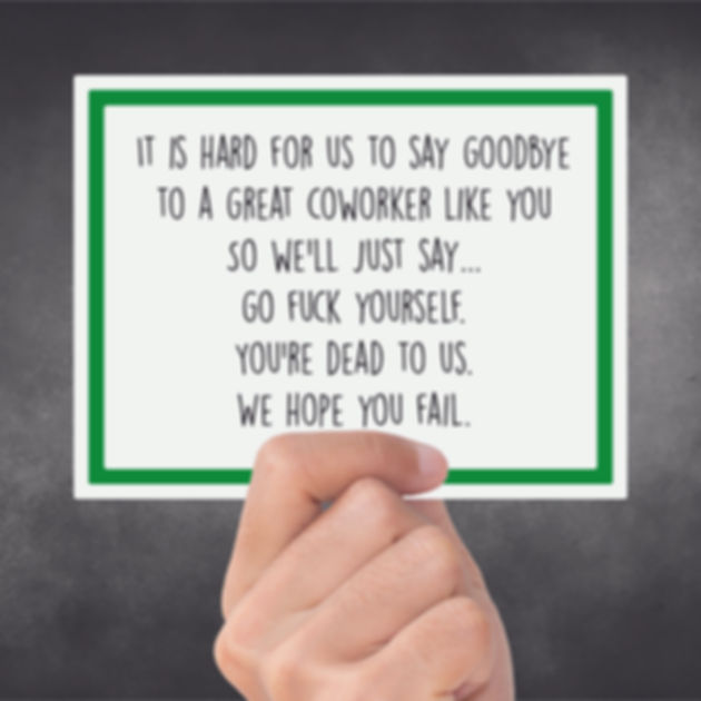 New Job - It Is Hard For Us To