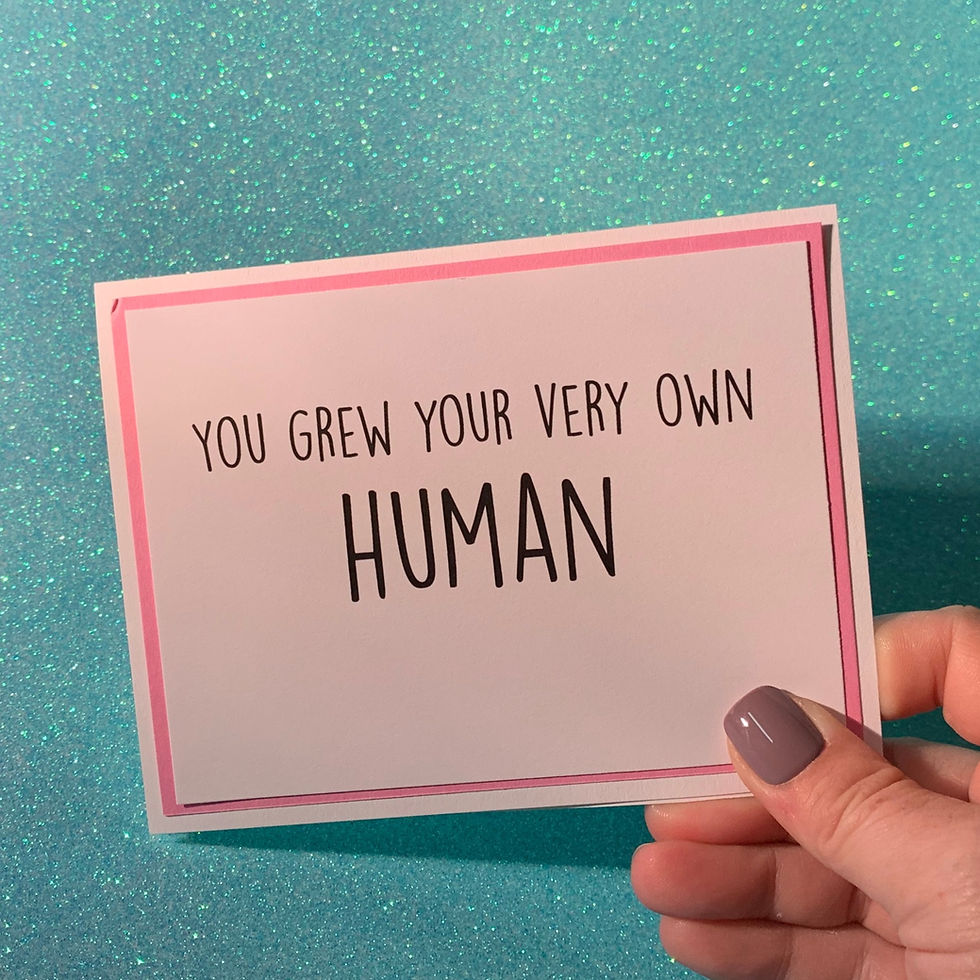 Grew Own Human Snarky Card