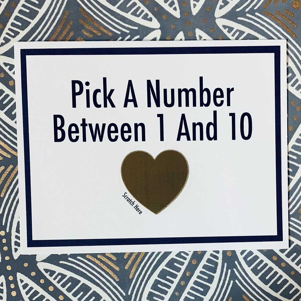Thumbnail: Pick A Number Scratch Off Snarky Card