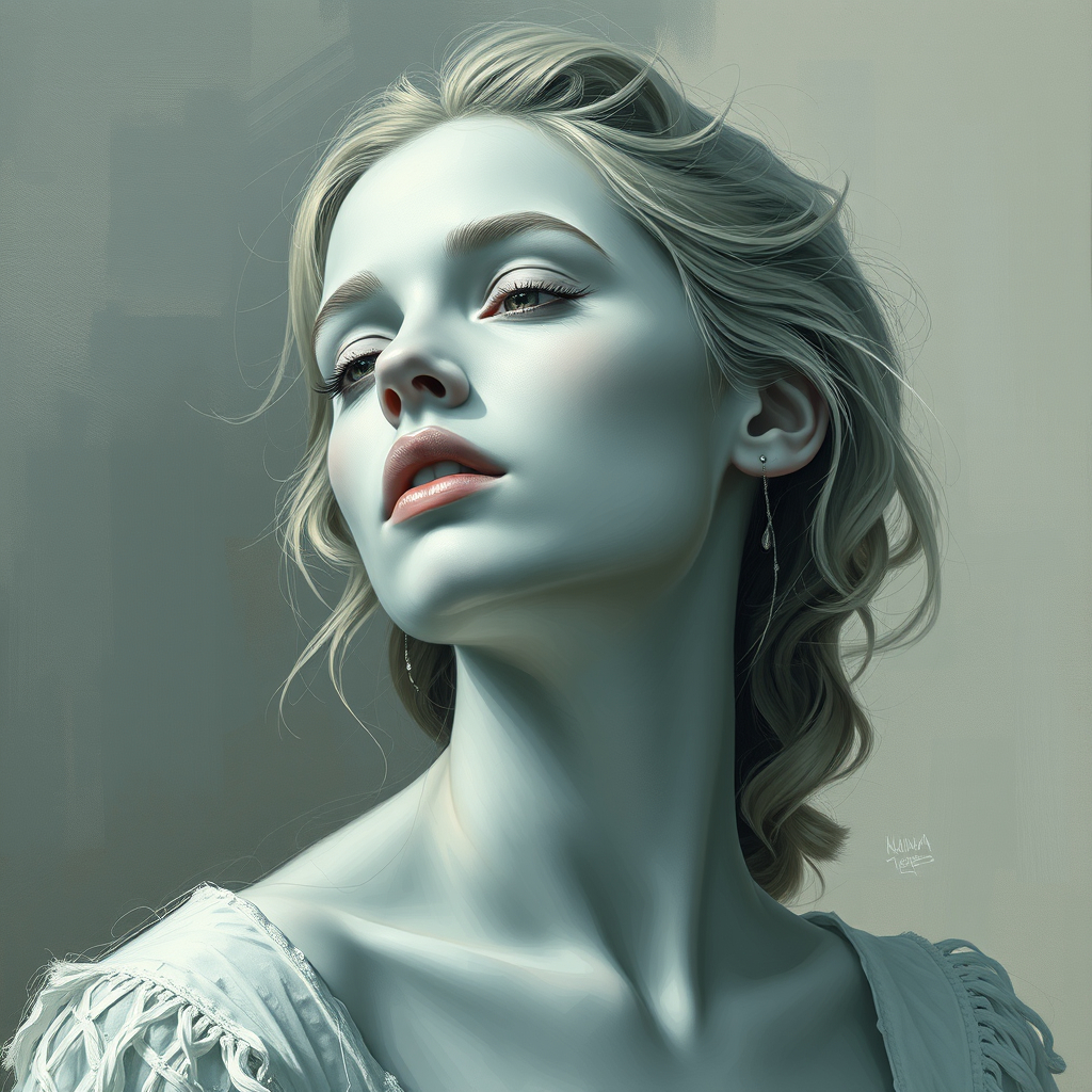 generate an image of white lady.jpg