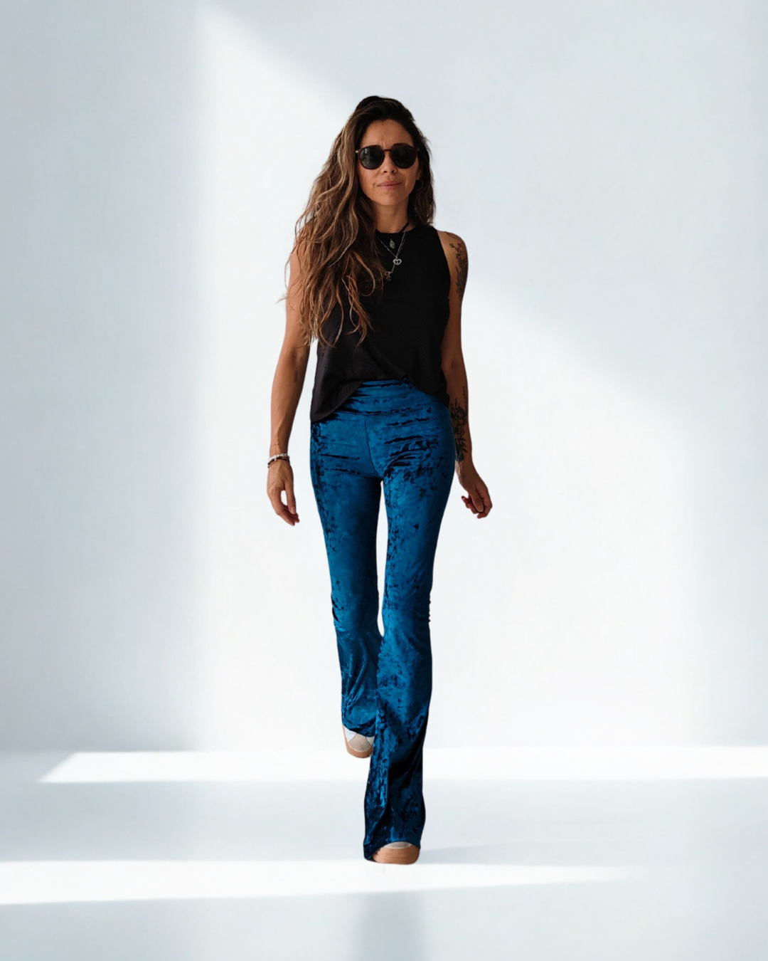 Patas de Elefante Velvet Blue Queen 