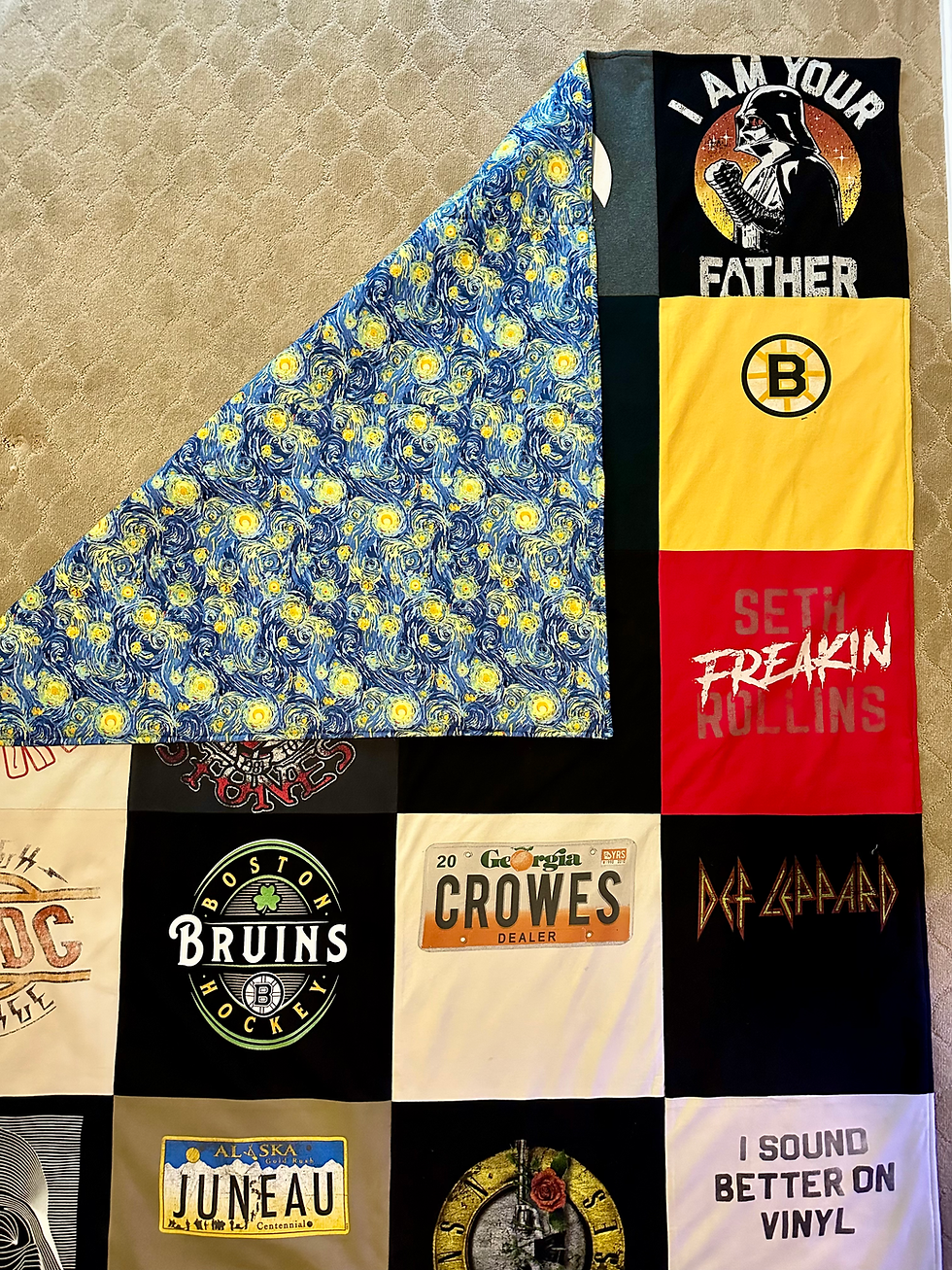 Thumbnail: T-Shirt Quilt with 16 shirts