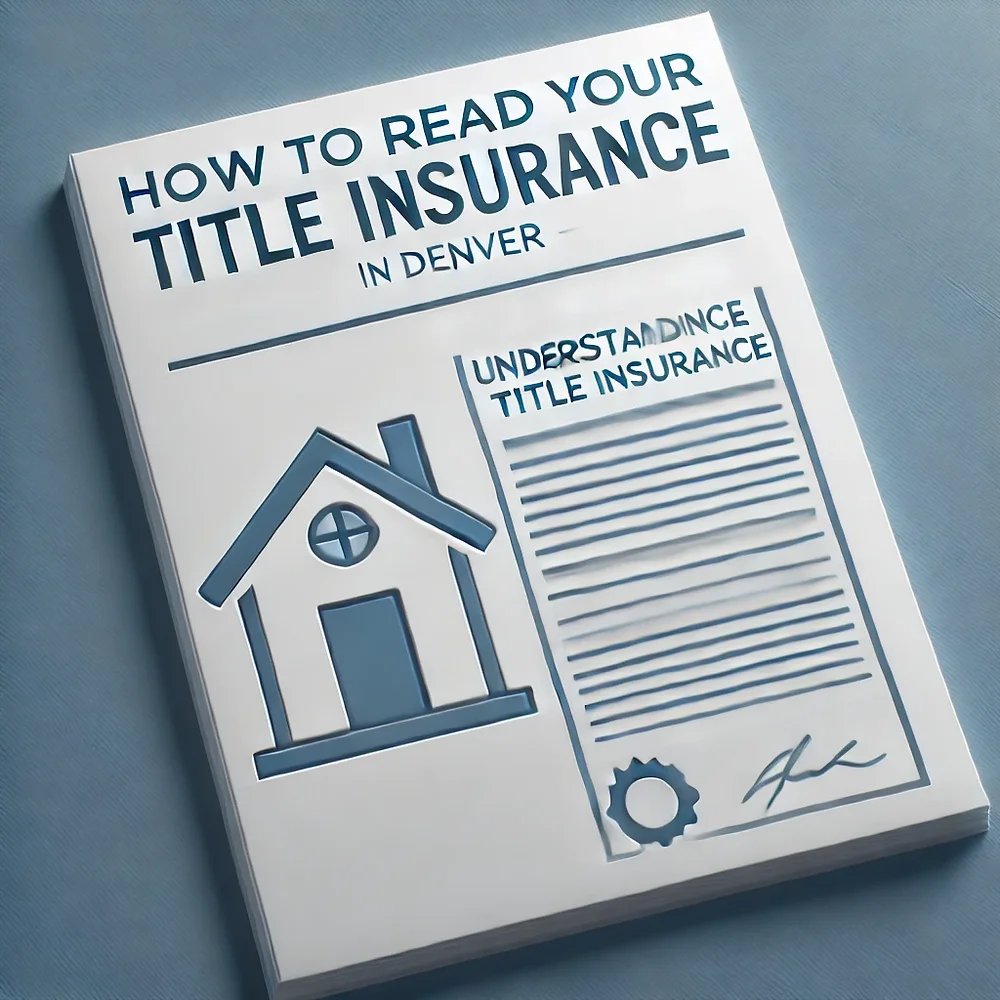 How To Read Your Title Insurance Policy In Denver