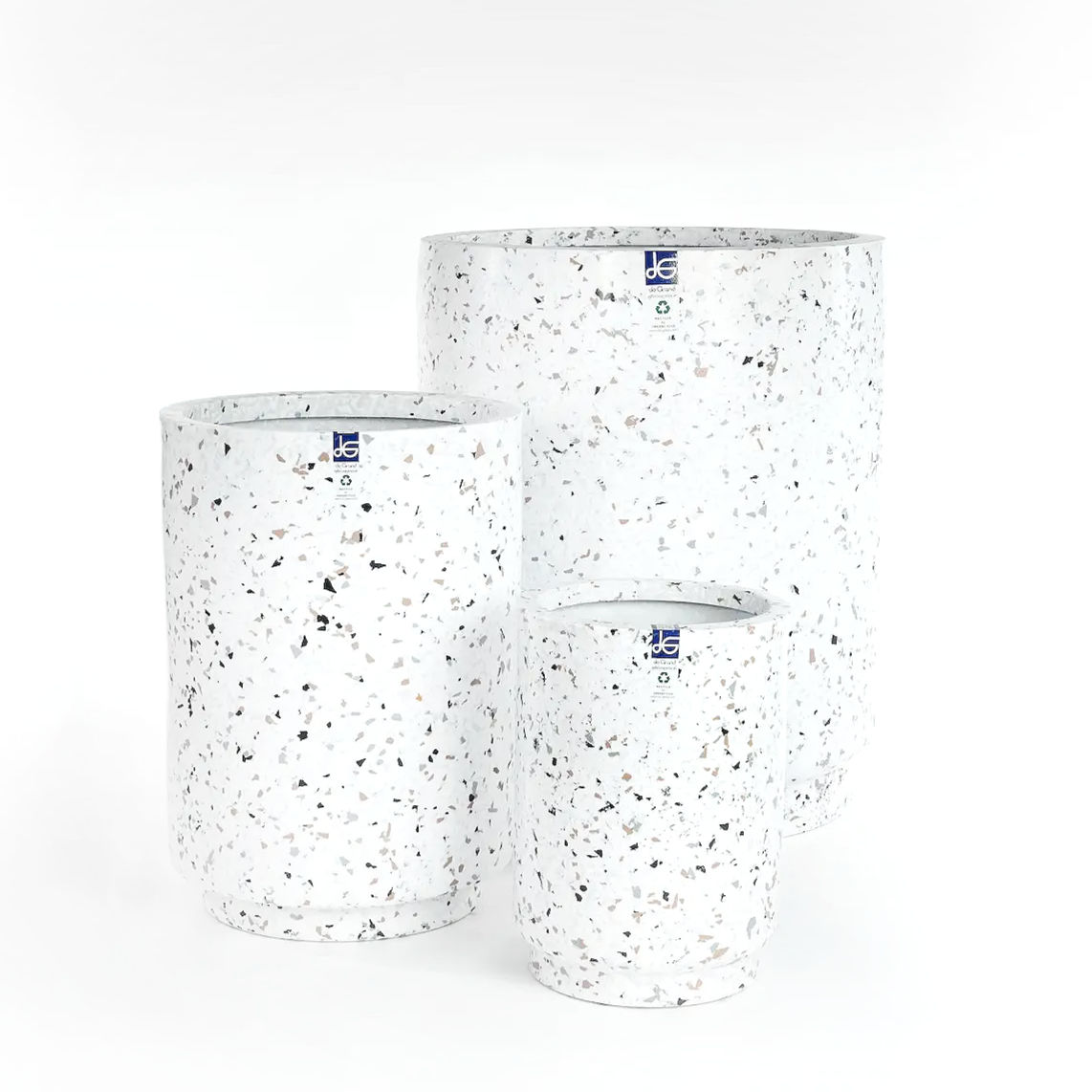 กระถางทรงจอกชาจีนสูง มี 3ขนาด