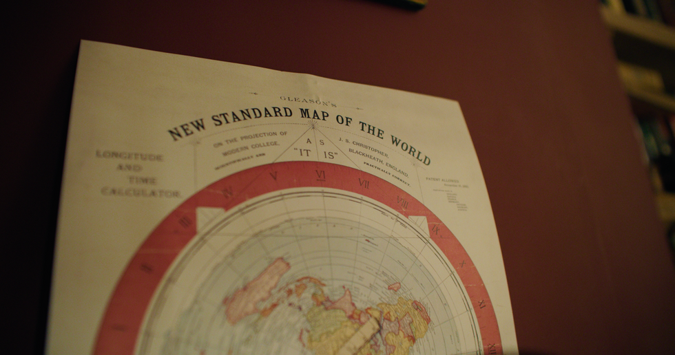 Flat Earth Lunch Club still 5