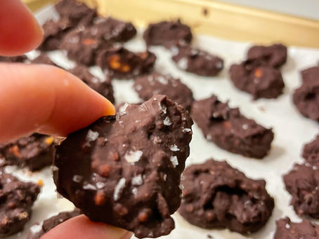 Chocolate covered brazil nuts; WITH A TWIST